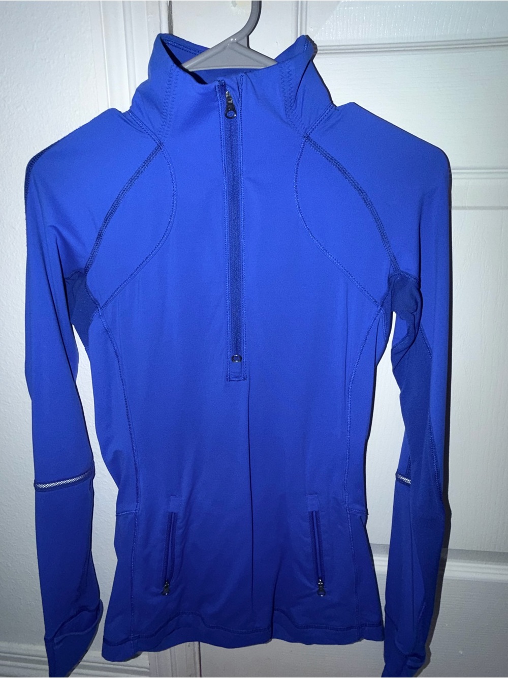 lululemon athletica Royal Blue Half-Zip Utility Jacket